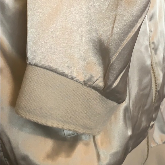 Satin Jacket Grey Large Womens - Picture 5 of 12